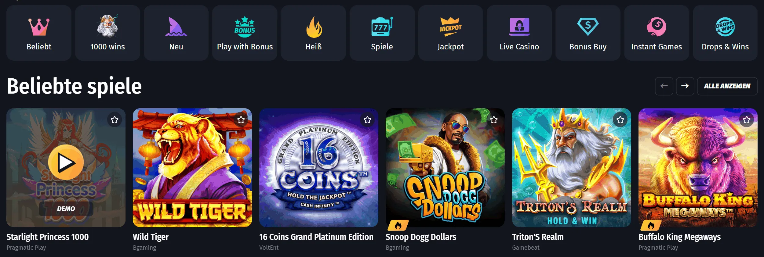 Beliebte Slot-Auswahl im Online-Casino Beste Slots zum Spielen in einer Casino-Auswahl